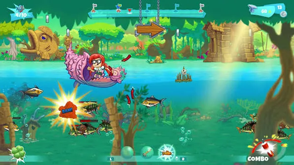 Demo fish boom