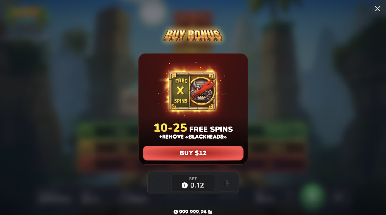 Aztec Totem bonus, oikea raha, huijaus ja bonuskoodi – Bonus Buy -ikkuna 10–25 Free Spinsillä
