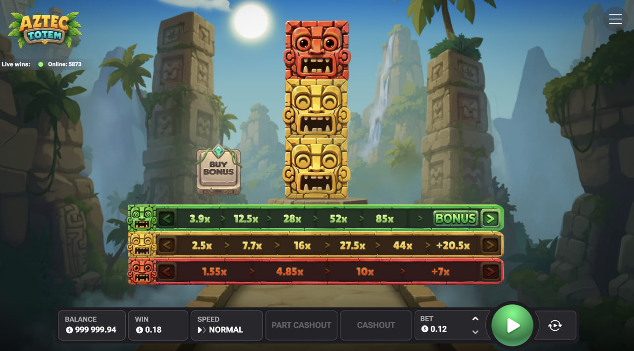 Aztec Totem peli, kasino, arvostelu ja demo – toteemi ja kolme kerroinpolkua tietokoneella